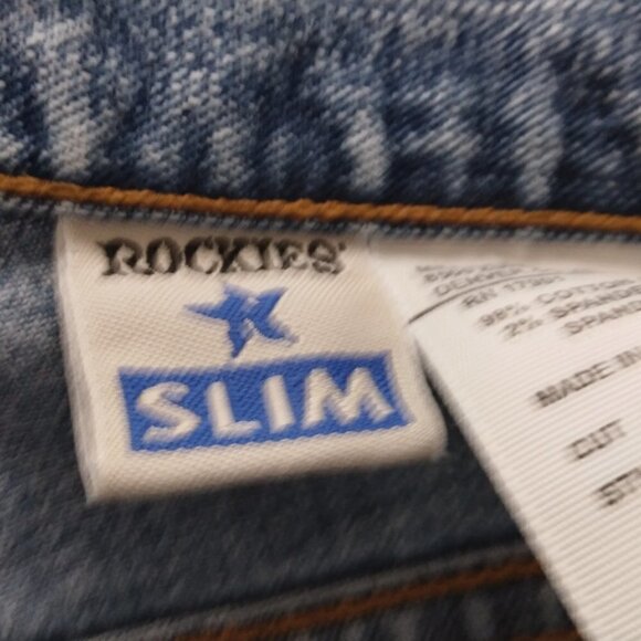 Rockies | Slim Fit Distressed Straight Leg Jeans | Size 1 L - Picture 9 of 11